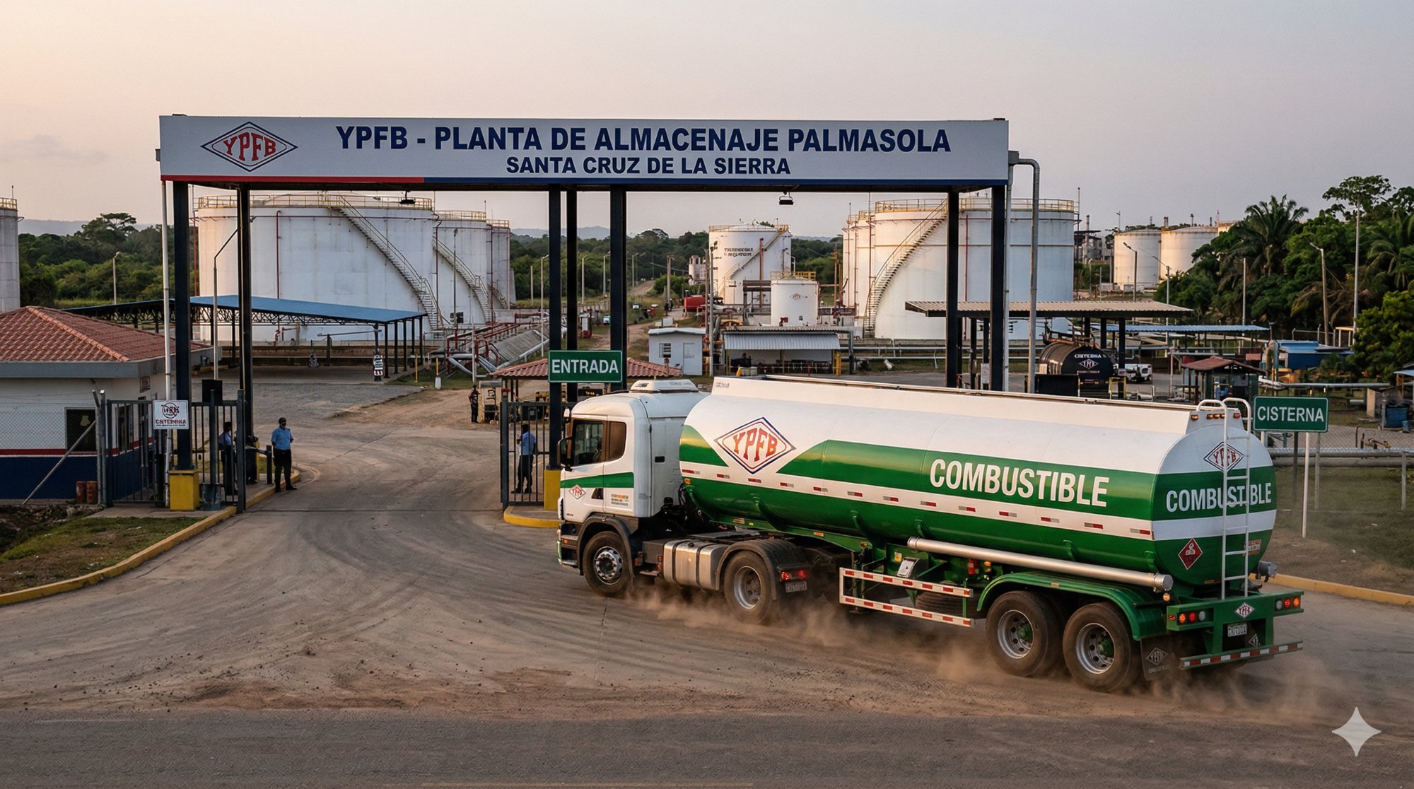 Planta de almacenaje YPFB Palmasola — Santa Cruz de la Sierra